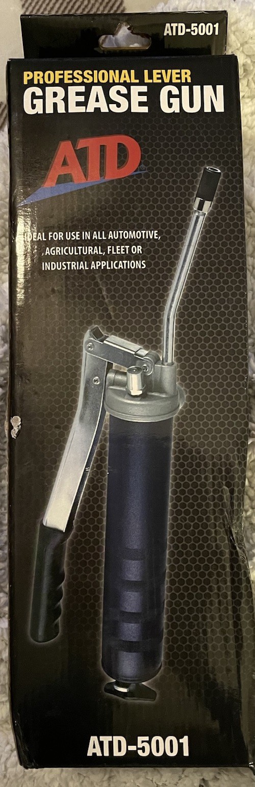 ATD Professional Lever Action Grease Gun w/ Holder & 12" Hose 5001 - Automotive - Image 4