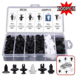 Accessories Clip Trim Car Push Pin Rivet Bumper-Door Panel Retainer Fastener kit