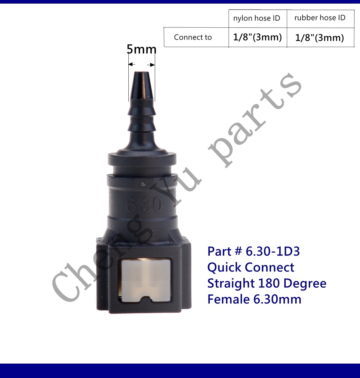 Fuel Line Quick Release Connector Hose Pipe Fitting Inch In/ALL SIZES Automotive - Image 2