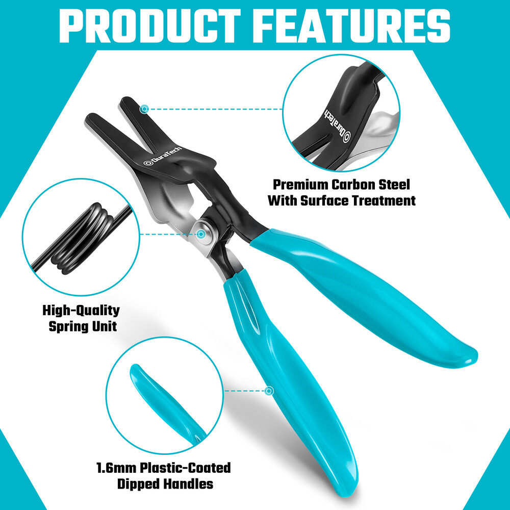 DURATECH Hose Removal Pliers Automotive Hose Remover Plier for Vacuum line Tubes - Image 2
