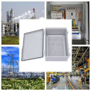 Outdoor Electrical Junction Box ABS Plastic Large Project Case IP67 Waterproof