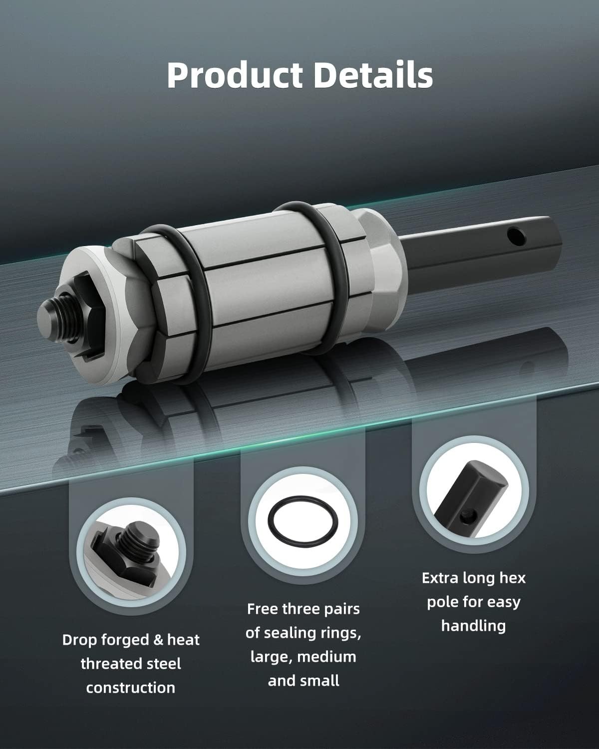 Precision 3-Piece Pipe Expander Set for Efficient Automotive Repairs on Trucks - Image 5