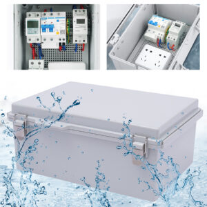 Electrical Junction Box Waterproof ABS Plastic Outdoor Enclosure Case Dustproof
