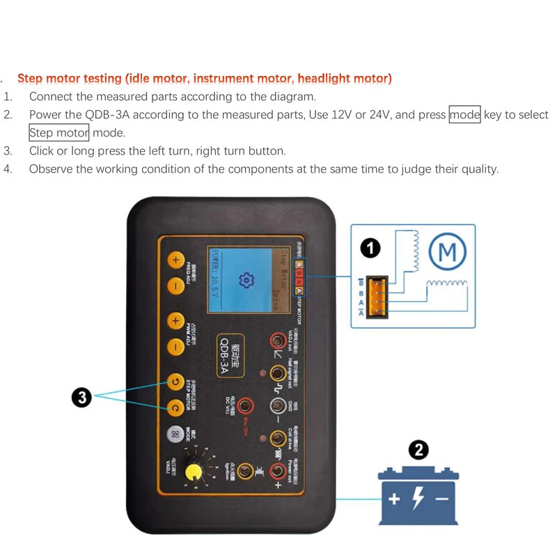 Ignition Coil Test Automotive Fault Detector Stepper Instrument Diagnostic Tool - Image 5