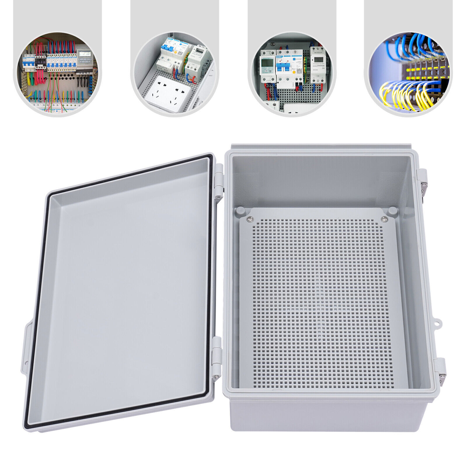 Electrical Junction Box ABS Plastic Waterproof Outdoor Project Enclosure Case - Image 2