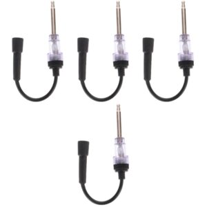 4 PCS Automotive Ignition System Tester Vehicle Spark Plug Holes Service Tool
