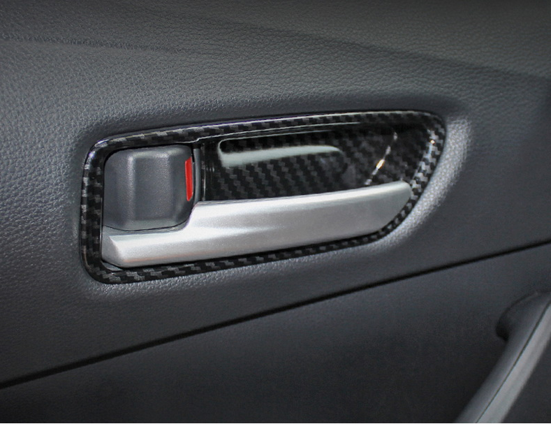 For Toyota Corolla 2019-2023 Carbon Fiber Interior Door Handle Bowl Cover Trim - Image 3
