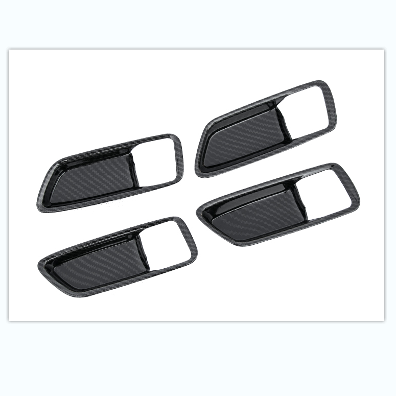 For Toyota Corolla 2019-2023 Carbon Fiber Interior Door Handle Bowl Cover Trim - Image 5
