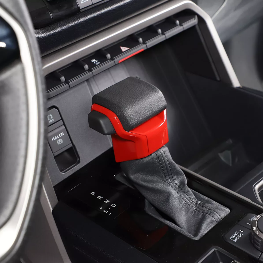 Fit For Toyota 4Runner 2025+ Gear Shift Knob Head Decor Cover Trim Red ABS 3PCS - Image 4