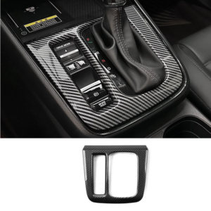 Carbon Fiber Car Interior Gear Shift Panel Trim For Honda CRV CR-V 2023-2026
