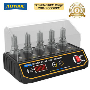 Spark Plug Tester 5 Holes Spark Tester Gasoline Ignition Coil Tester Analyzer
