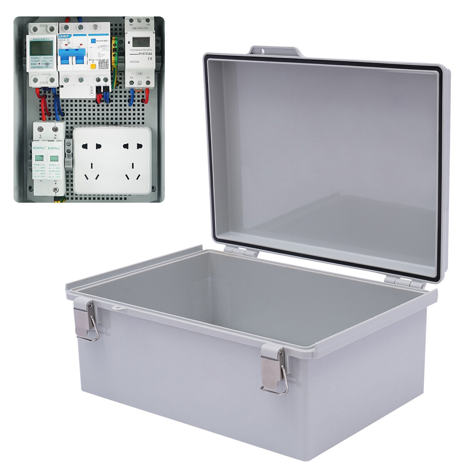 Electrical Junction Box ABS Plastic Waterproof Outdoor Project Enclosure Case - Image 4