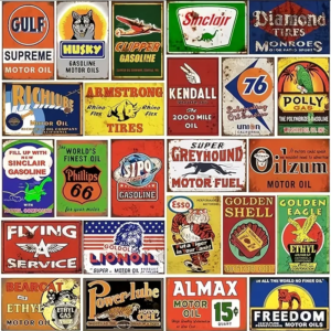 Automotive Car Motorcycle Tin Aluminum Sign Retro Metal Wall Decor Rustic Bub