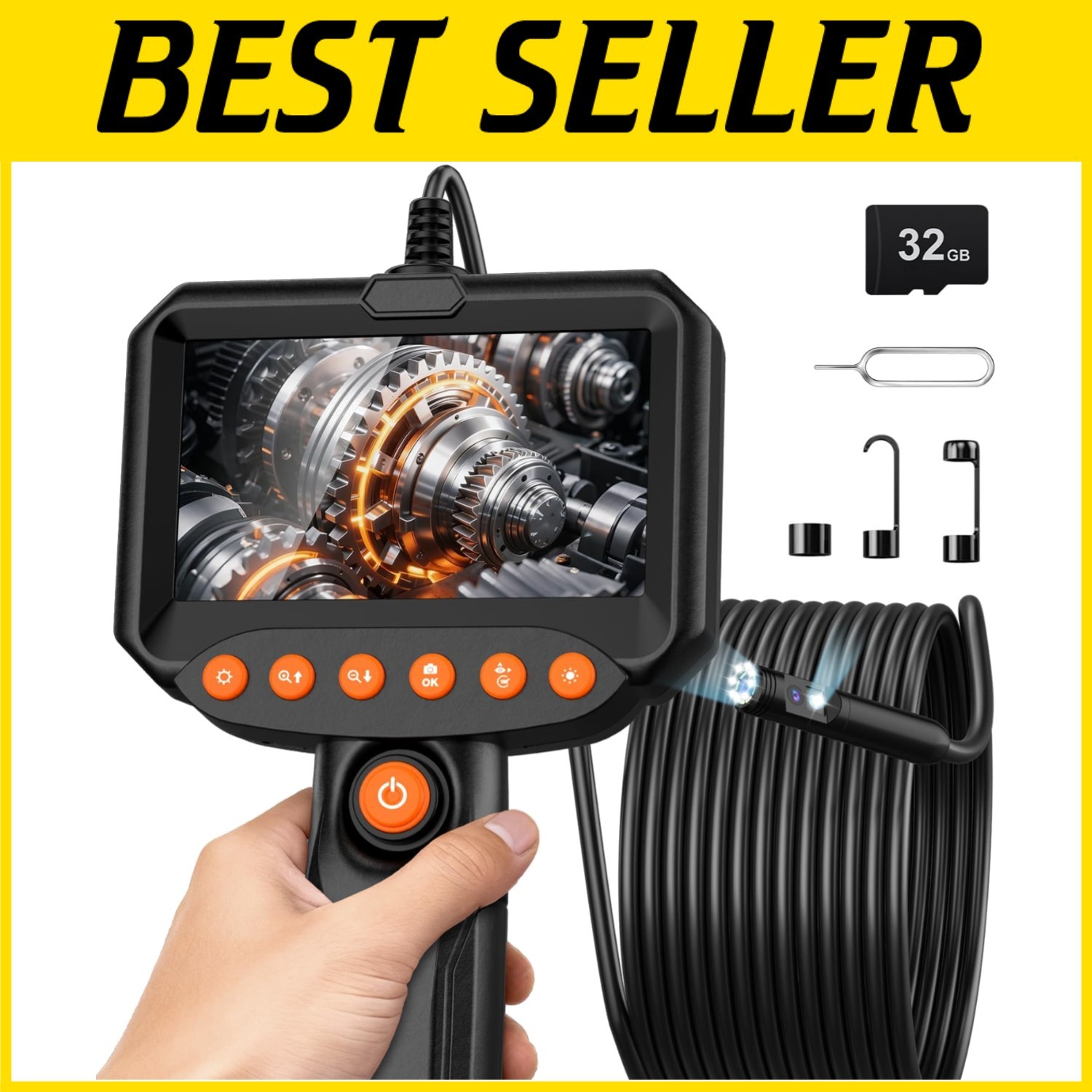 Industrial Borescope for Automotive Repair & Plumbing