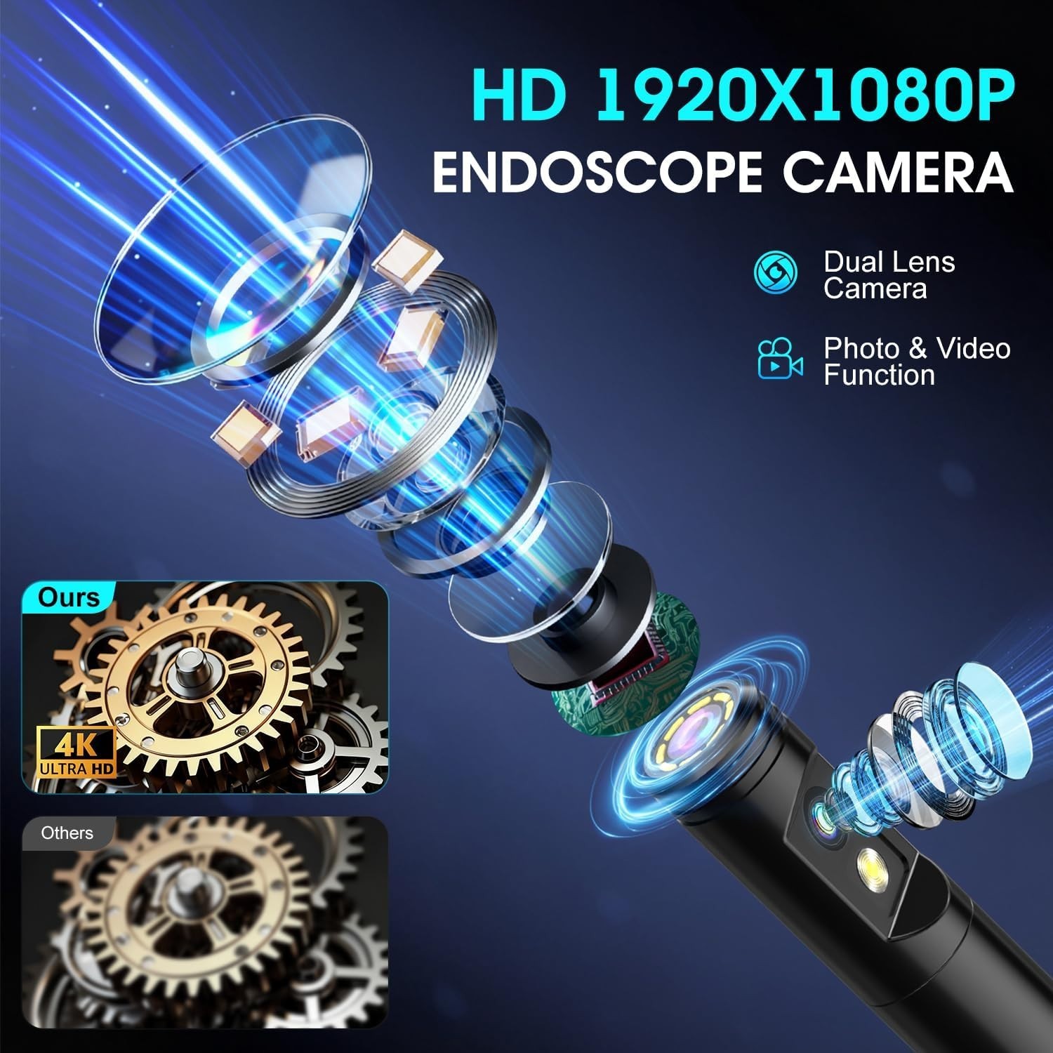 Industrial Borescope for Automotive Repair & Plumbing - Image 4