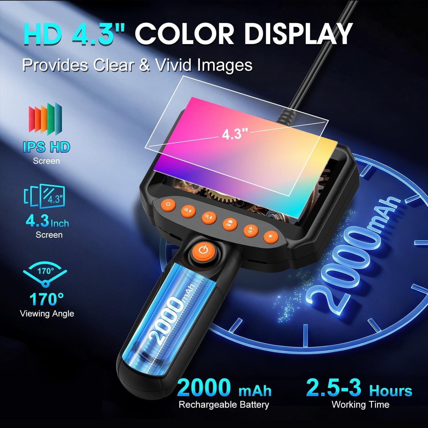 Industrial Borescope for Automotive Repair & Plumbing - Image 5