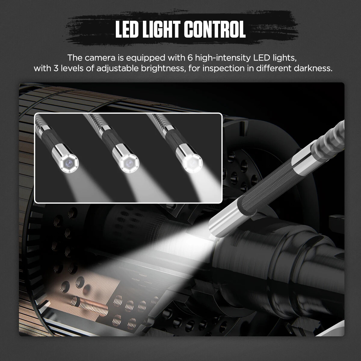 Automotive Industrial Endoscope Light Autofocus Endoscope Inspection Camera Lens - Image 3