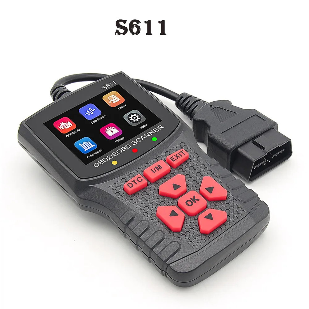 Automotive Inspection Tools Type S611 OBD EOBD Handheld Code Reader Repair Tools - Image 2