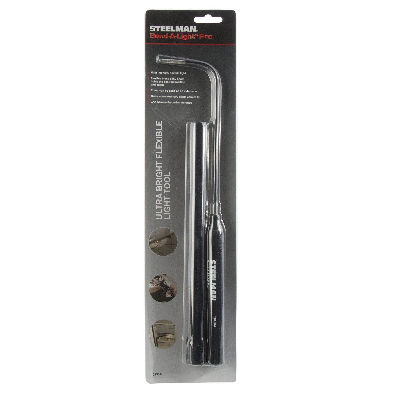 Steelman 16-inch Bend-A-Light Pro Automotive Inspection Light, 9.5-inch Flexi... - Image 5