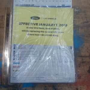 Vehicle Check-Up Automotive Inspection Form For Repair Shops ?? Qty 100