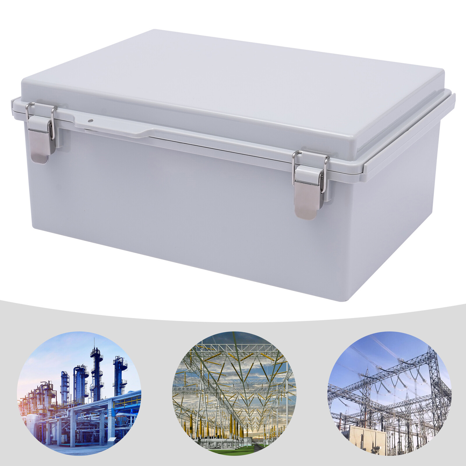 Outdoor Electrical Junction Box Large IP67 Waterproof ABS Plastic Project Case - Image 4