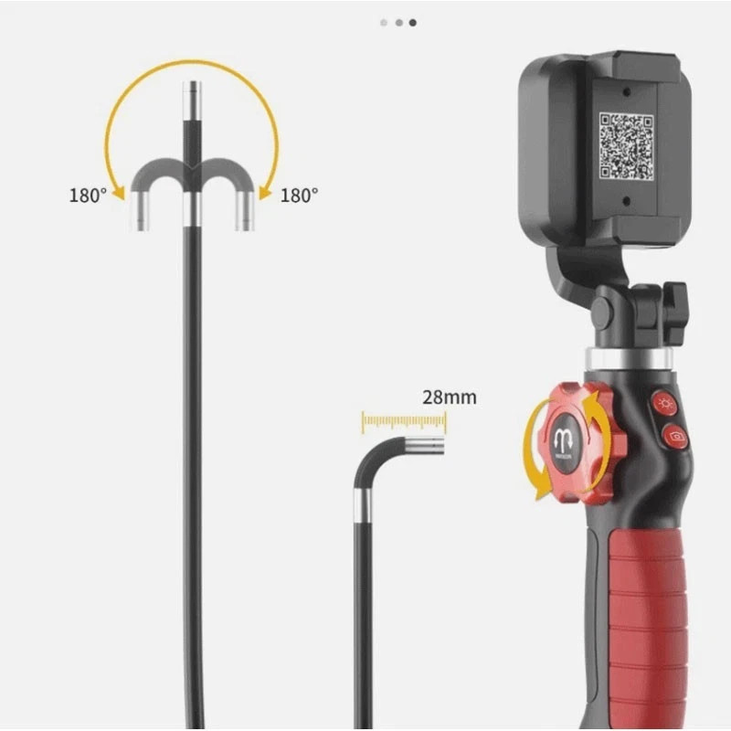 8.5MM Borescope Inspection Industrial Endoscope Automotive Articulating CameraUS - Image 2