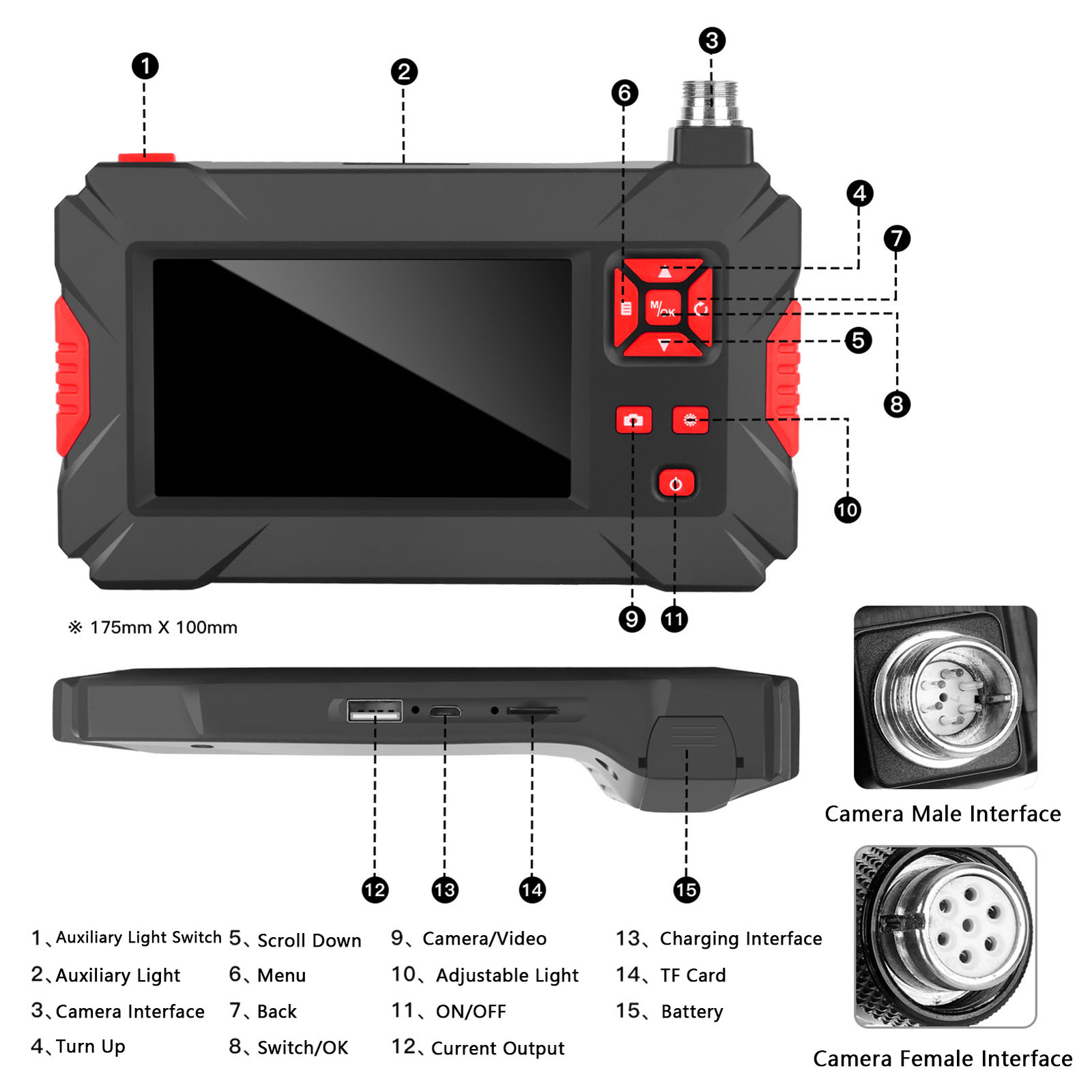 Industrial with 8mm Automotive Inspection Waterproof E7H2 - Image 5