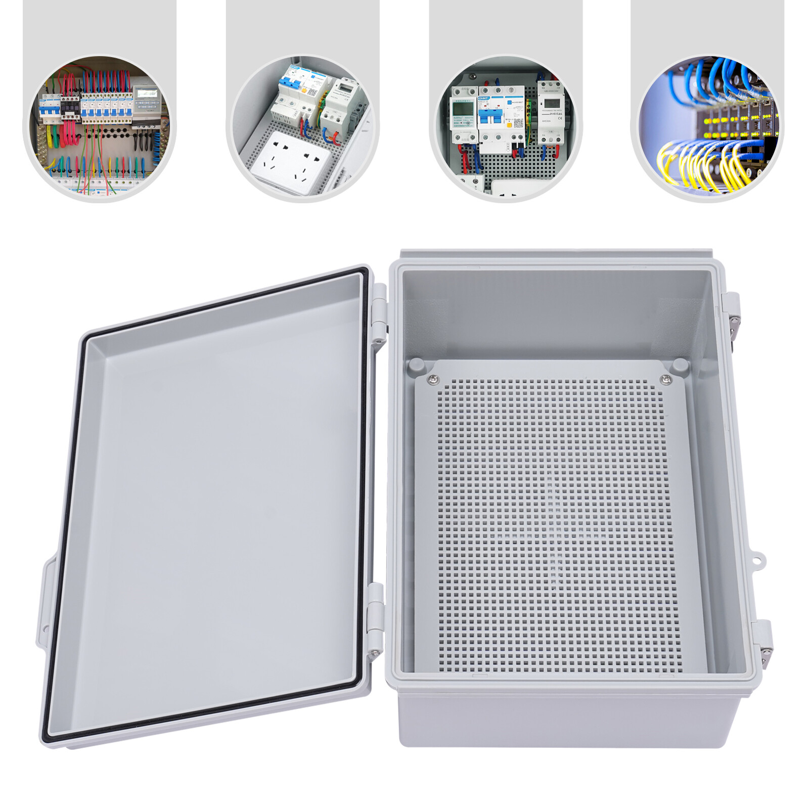 Electrical Junction Box Project Enclosure Case Wall Mounted Waterproof Outdoor