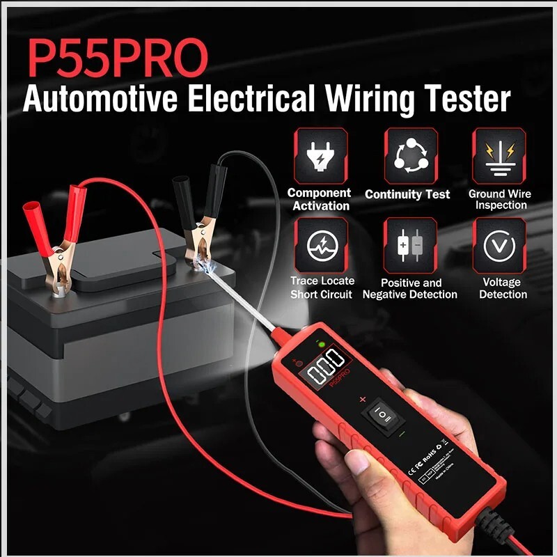 Digital Car Inspection Probe Tester Pen Automotive Intelligent Circuit Analysis - Image 4