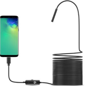 Type-C Endoscope Camera Semi-Rigid for Pipe Sewer Drain Automotive Inspection US
