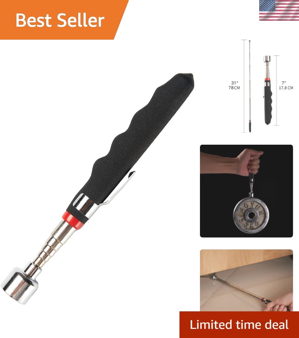 Extendable Magnetic Pick Up Tool - Perfect Gift for Home and Automotive Use