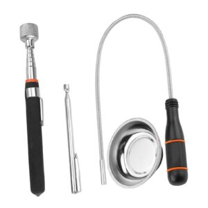 Magnetic Pickup Tool Set Automotive Workshop Hard to Reach Bendable Flexible