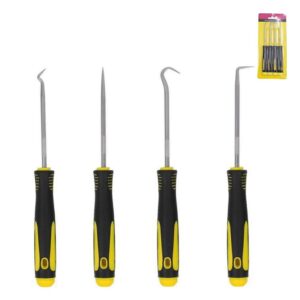 Complete 4pcs Car Pick and Hook Tool Kit for Various Automotive Applications