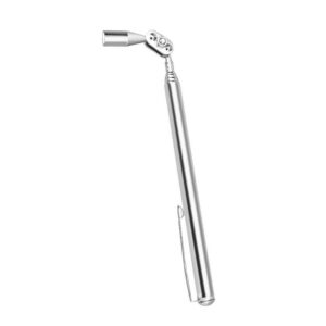 Silver Extendable Magnetic Pickup Tool for Automotive Retrieval 155 to 480mm