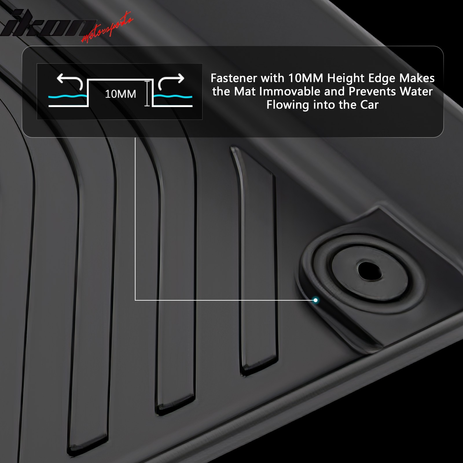 Fits 14-16 Porsche 981 Cayman Floor Mats TPE Carpets All Weather 3D Liner Guard - Image 4