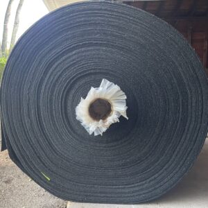 Alfombra automotriz premium con respaldo - negra - 5 yardas cuadradas (67” x 98")-