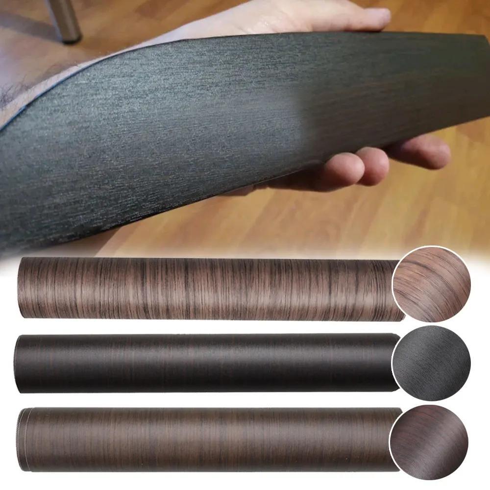 Car Glossy Sticker Automotive Interior Adhesive Wood Grain Vinyl Film Decals Uni - Image 3