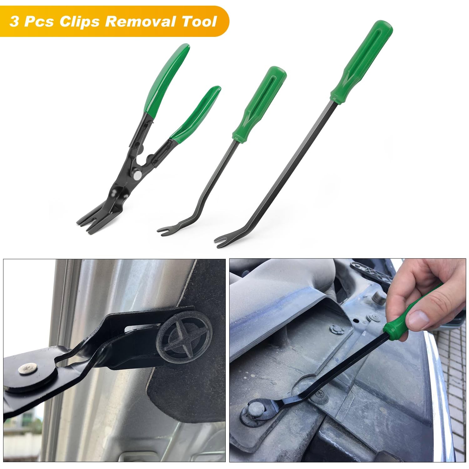 GOOACC 19Pcs Trim Removal Tool Set Panel Fastener Clips Removal Automotive - Image 4