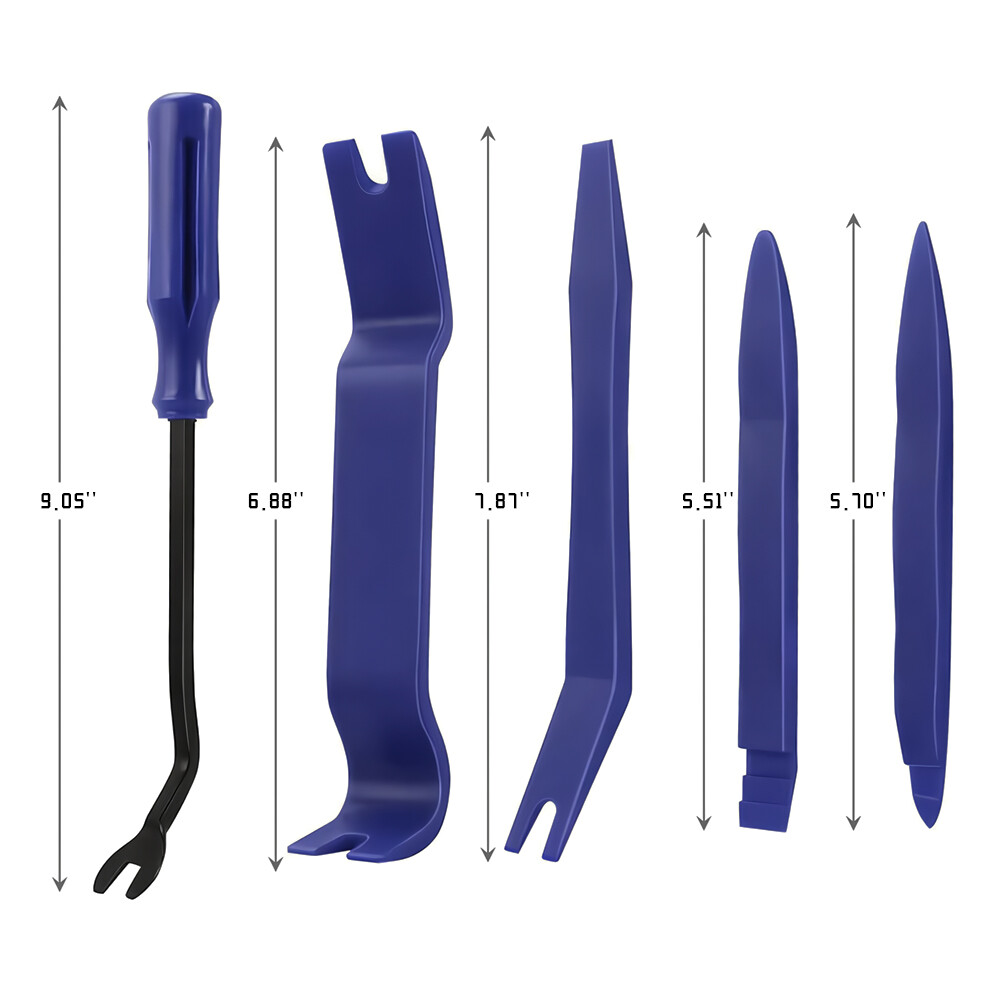 Automotive Repair Trim Remover Tools Vehicle Dash Radio Audio Installer Restores - Image 2