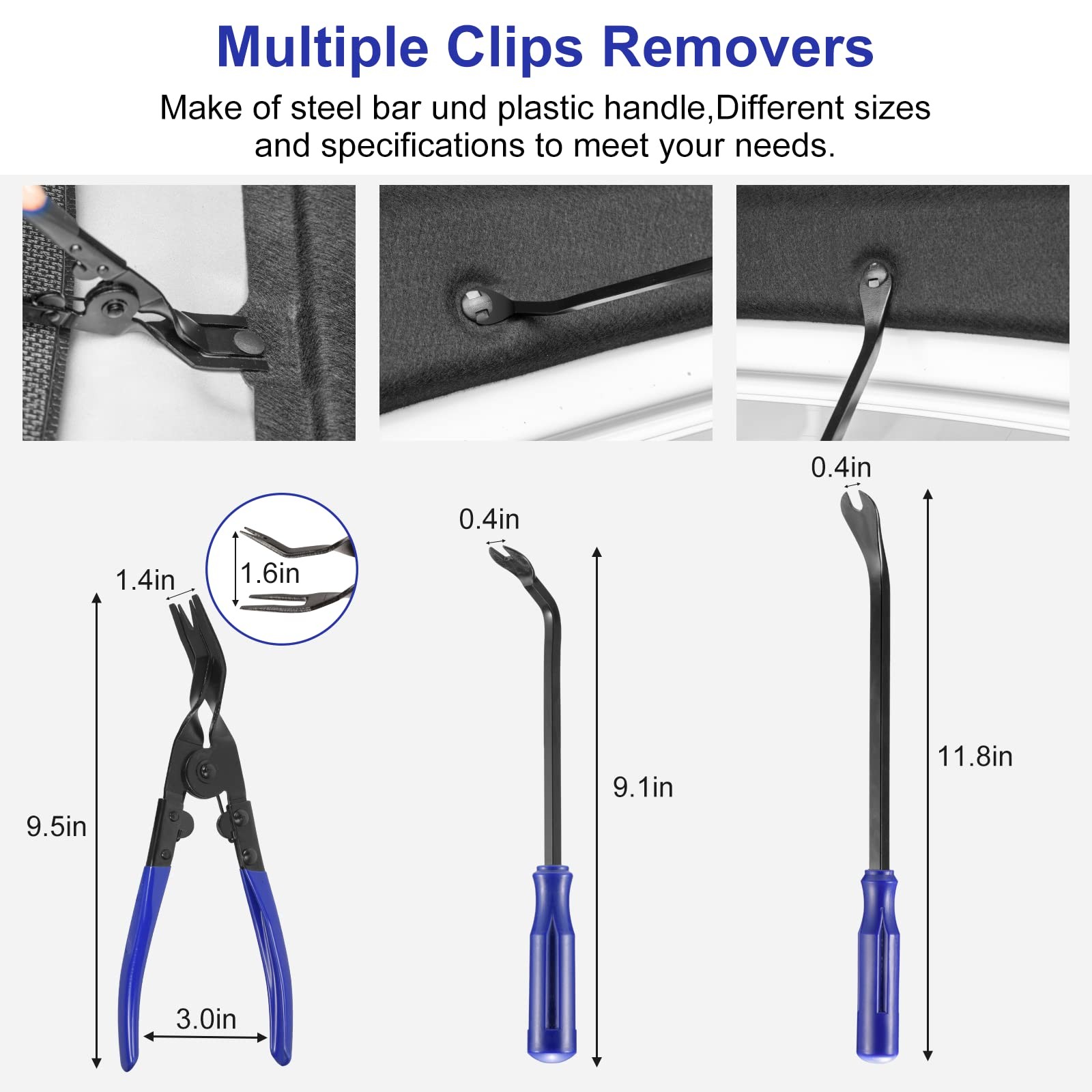250 PCS Trim Removal Tool Kit Automotive Tools Auto Removal Set for Car Panel... - Image 3