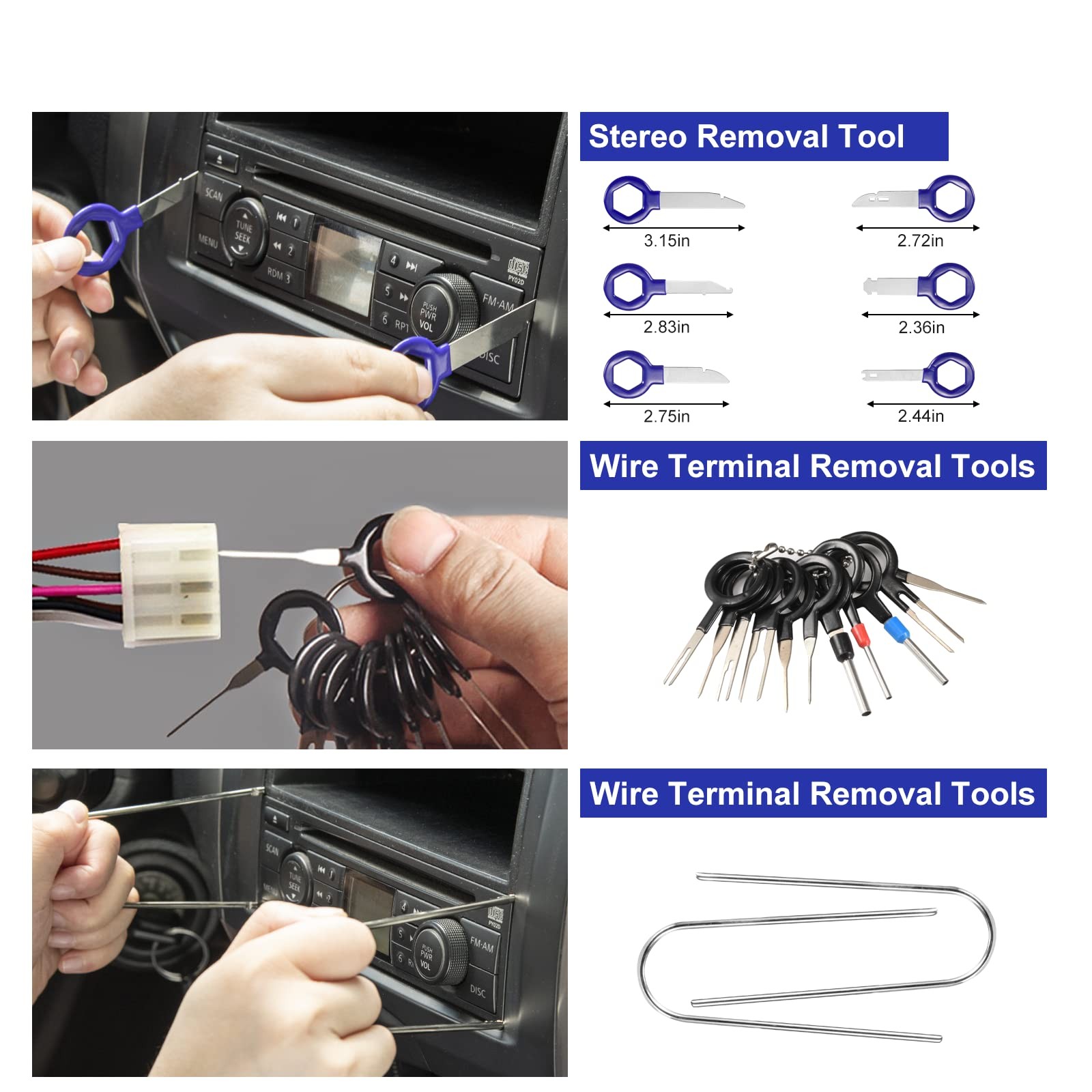 250 PCS Trim Removal Tool Kit Automotive Tools Auto Removal Set for Car Panel... - Image 5