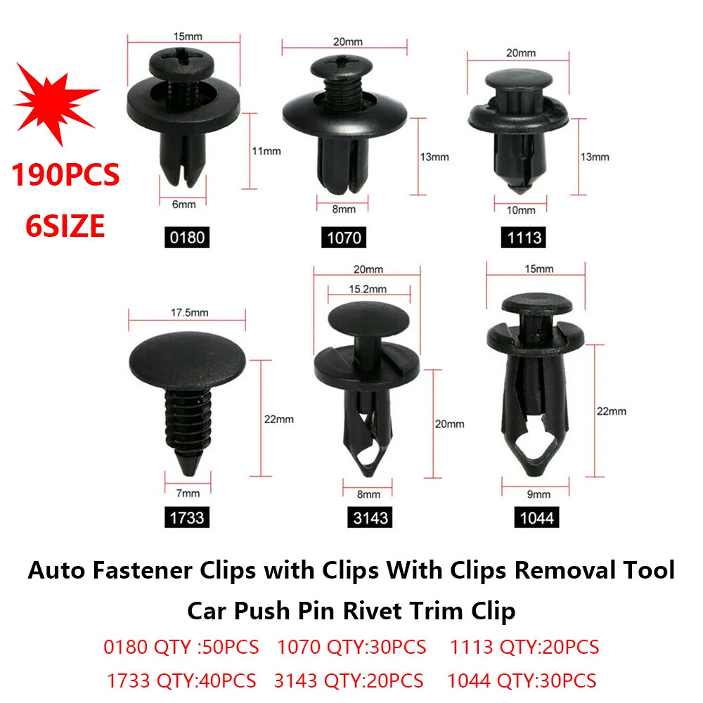 Car Audio Repair Tool Clip Rivet Fastener Door Panel Trim Removal Tools - Image 3