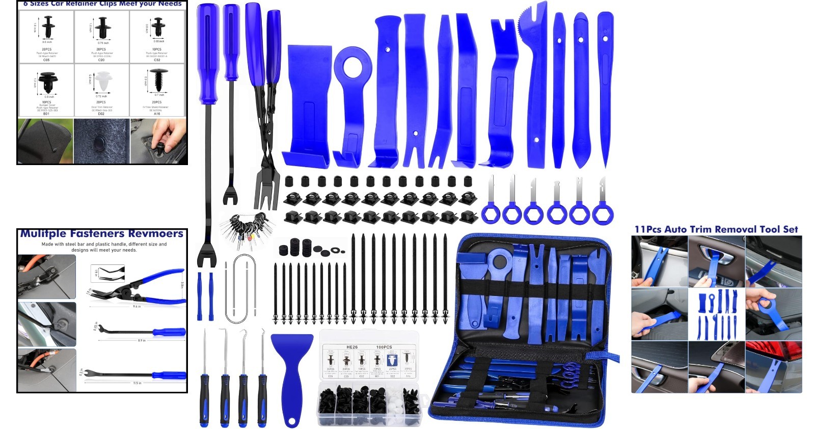 Automotive Trim Removal Tool Set - 248 Tools for Easy Repairs and Restorations - Image 2