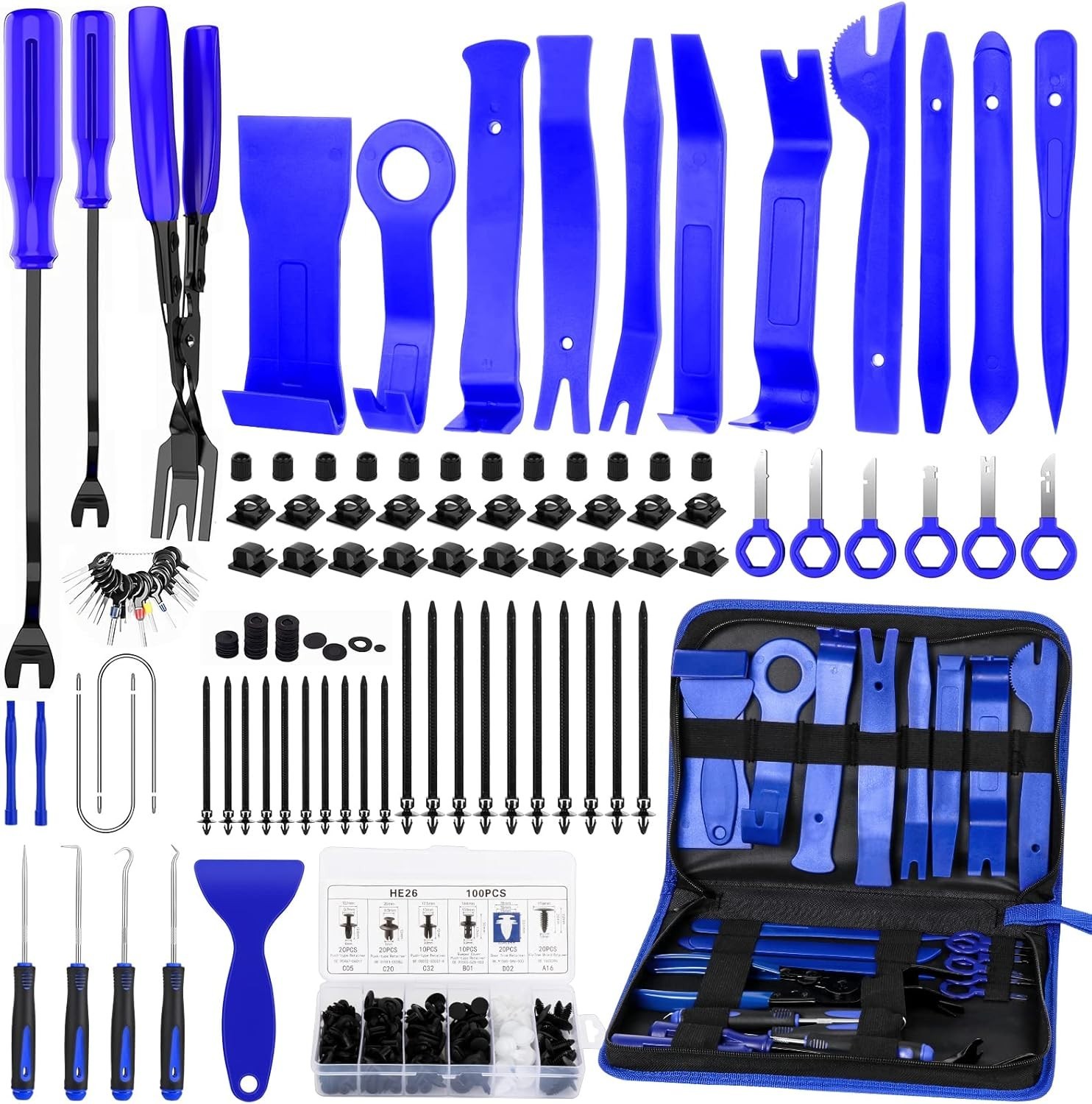 Automotive Trim Removal Tool Set - 248 Tools for Easy Repairs and Restorations - Image 3