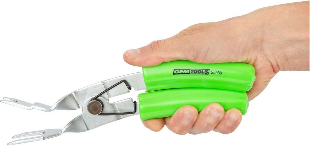 25930 Panel and Trim Clip Pliers, Automotive Fastener Removal Tool, 2-Step Tip - Image 5
