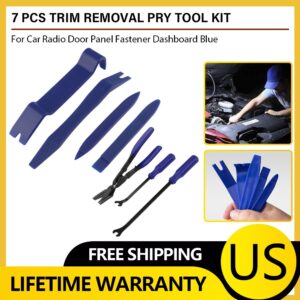 7PCS Car Audio Dash Panel Window Molding Fastener Remover Tool Trim Handle Set