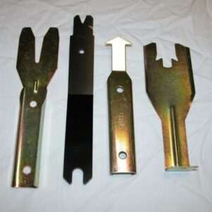 Windshield/Door Trim Tool Set 4 Pc Handle Spring Window Tool Panel Clip Removal