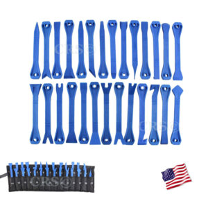28 PC AUTOMOTIVE INSTALLER TRIM MOLDING WINDSHIELD DASH REMOVAL WEDGE TOOL SET