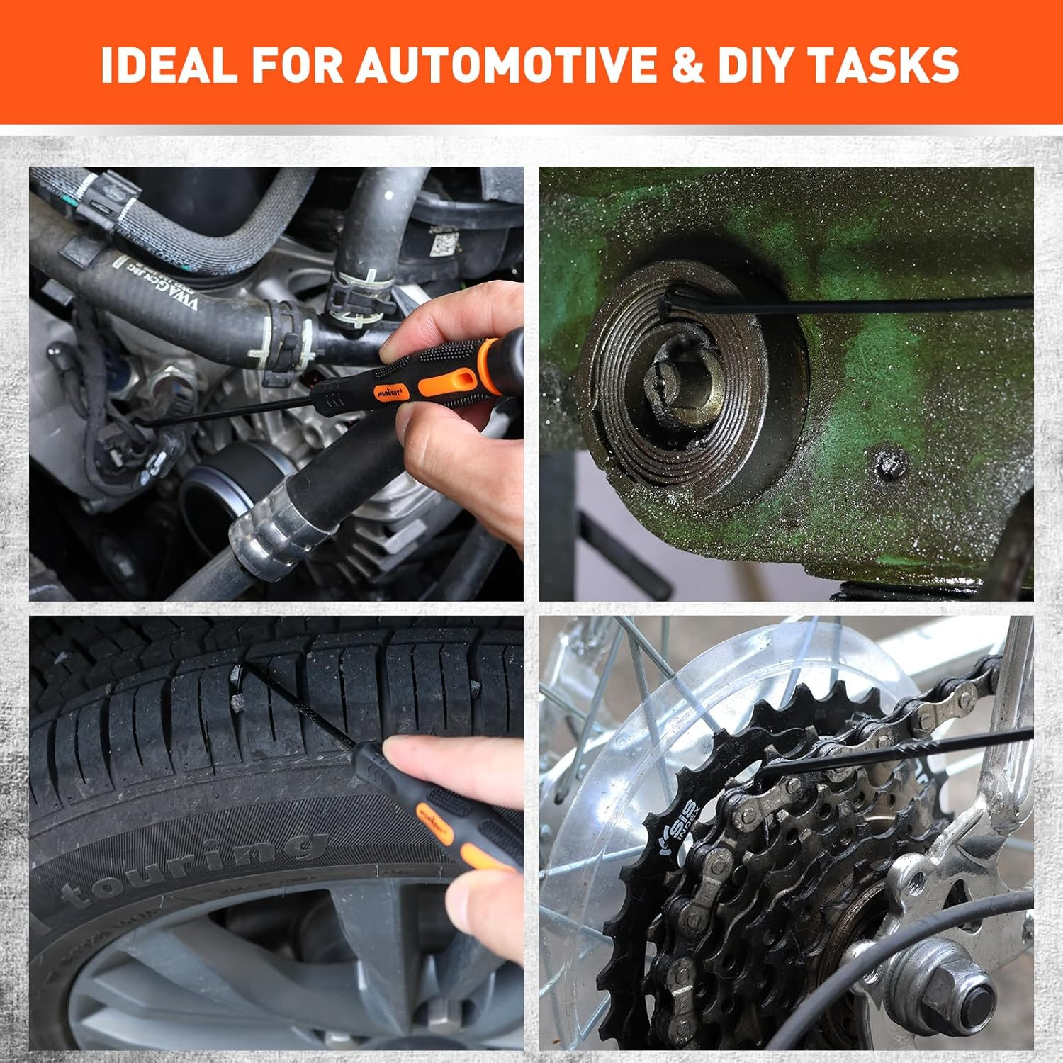 8pcs Professional Hook and Pick Set for Automotive Precision Work Oil Seal Pull - Image 2