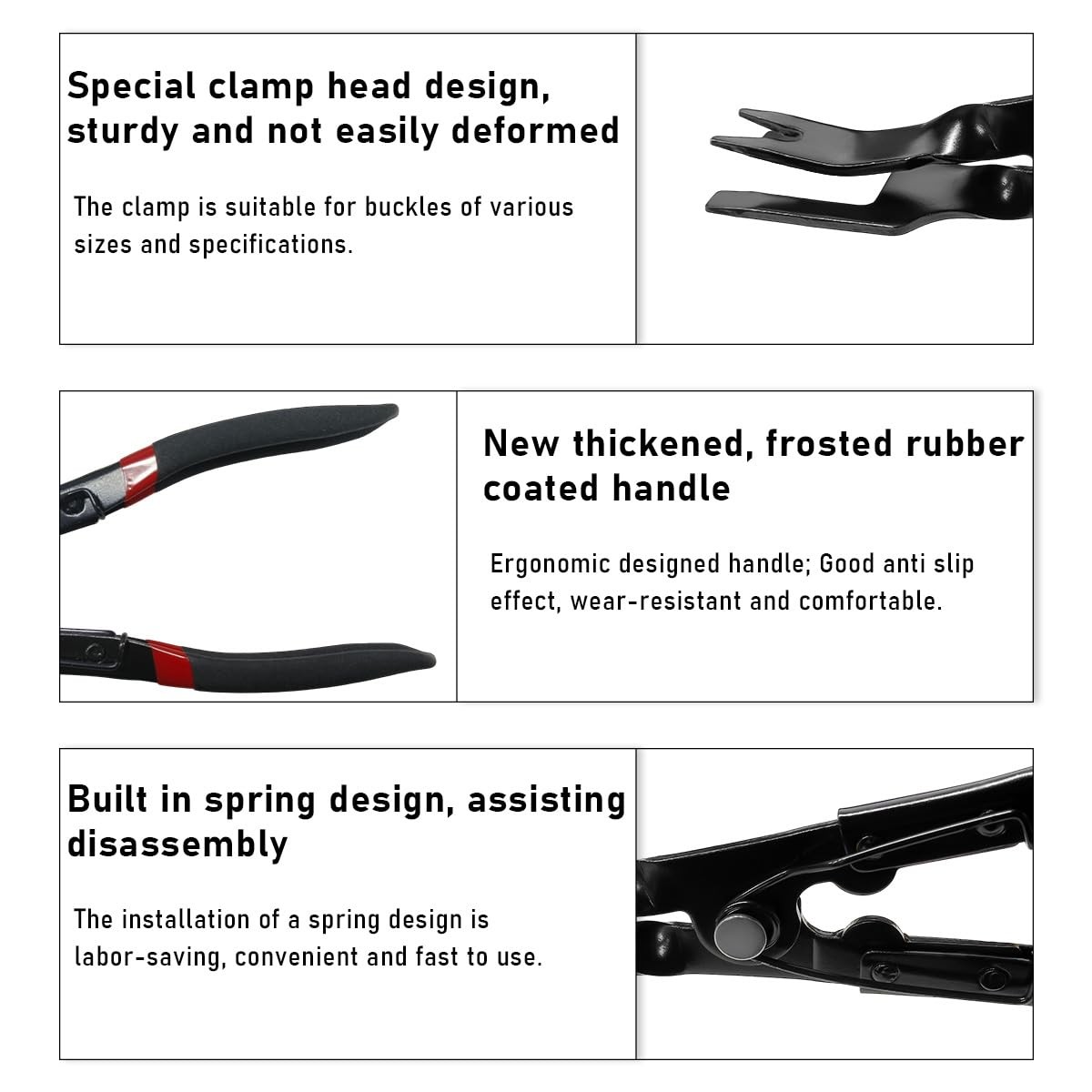 Automotive Push Pin Pliers Panel Clip Removal Pliers Trim Clip Removal Tool - Image 5